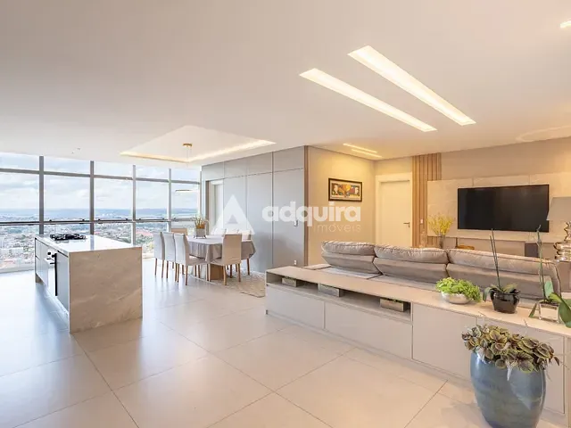 Apartamento com 261m² 3 quartos e 4 banheiros, à venda, no bairro Jardim Carvalho em Ponta Grossa