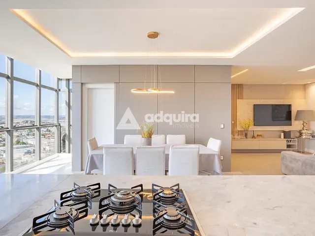 Apartamento com 261m² 3 quartos e 4 banheiros, à venda, no bairro Jardim Carvalho em Ponta Grossa
