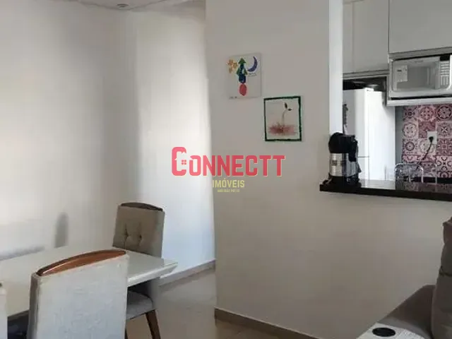 Apartamento com 47m² 2 quartos e 1 banheiro, à venda, no bairro Parque São Sebastião em Ribeirão Preto