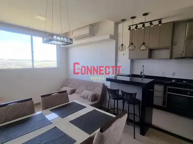 Apartamento com 50m² 2 quartos e 1 banheiro, à venda, no bairro Bonfim Paulista em Ribeirão Preto