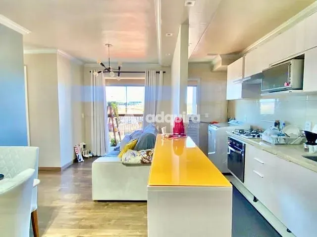 Apartamento com 63m² 2 quartos e 1 banheiro, à venda, no bairro Uvaranas em Ponta Grossa