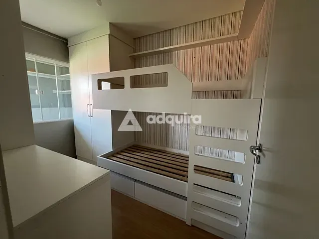 Apartamento com 75m² 2 quartos e 1 banheiro, para alugar, no bairro Uvaranas em Ponta Grossa