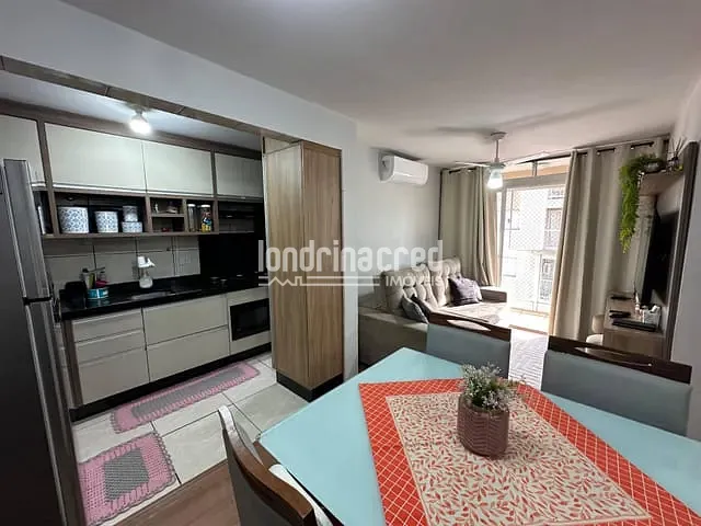 Apartamento 2 quartos e 1 banheiro, à venda, no bairro ALAMEDA EUROPA RESIDENCIAL em Londrina