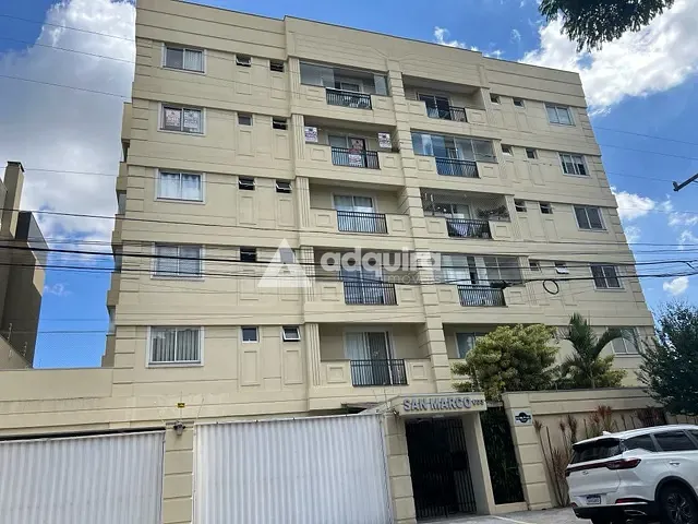 Apartamento 3 quartos e 2 banheiros, para alugar, no bairro Estrela em Ponta Grossa