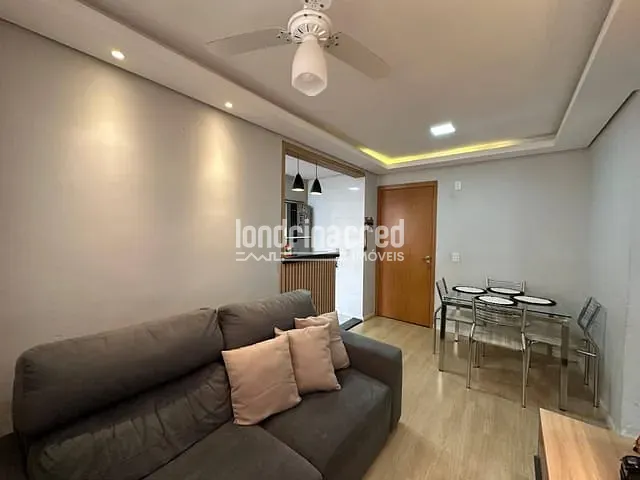 Apartamento 2 quartos e 1 banheiro, à venda, no bairro Condomínio Lagoa Santa em Londrina