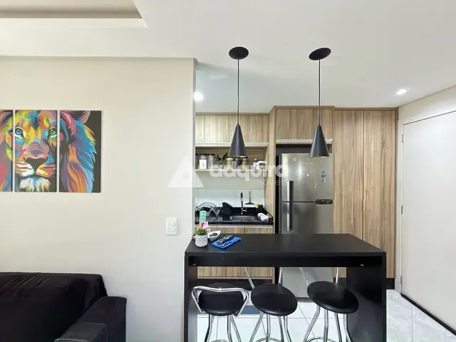 Apartamento com 63m² 2 quartos e 1 banheiro, à venda, no bairro Uvaranas em Ponta Grossa