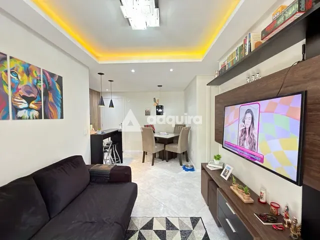 Apartamento com 63m² 2 quartos e 1 banheiro, à venda, no bairro Uvaranas em Ponta Grossa