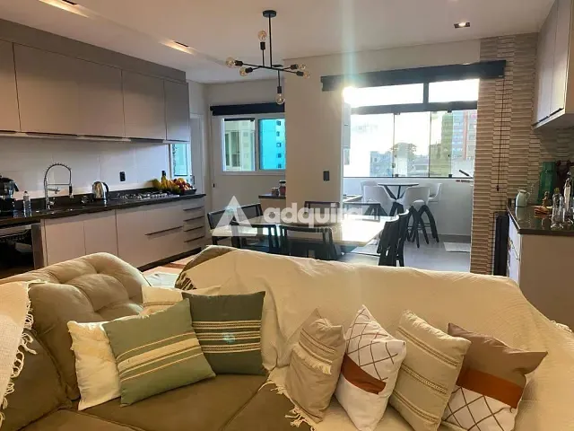 Apartamento com 137m² 3 quartos e 3 banheiros, à venda, no bairro Centro em Ponta Grossa