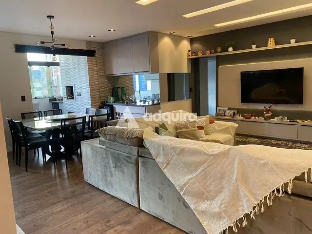 Apartamento com 137m² 3 quartos e 3 banheiros, à venda, no bairro Centro em Ponta Grossa