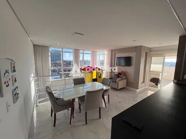 Apartamento com 208m² 3 quartos e 3 banheiros, à venda, no bairro Orfãs em Ponta Grossa