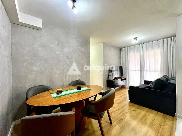 Apartamento 3 quartos e 2 banheiros, à venda, no bairro Contorno em Ponta Grossa
