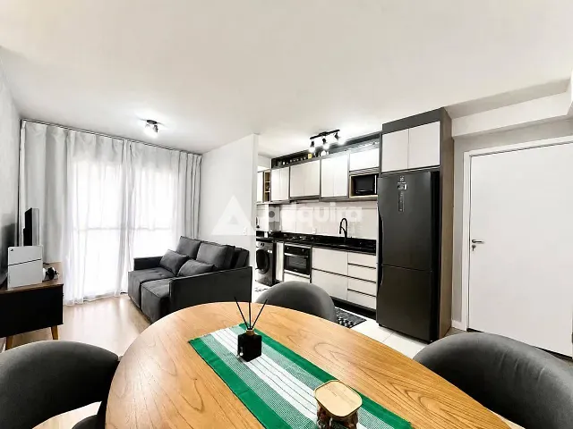 Apartamento 3 quartos e 2 banheiros, à venda, no bairro Contorno em Ponta Grossa