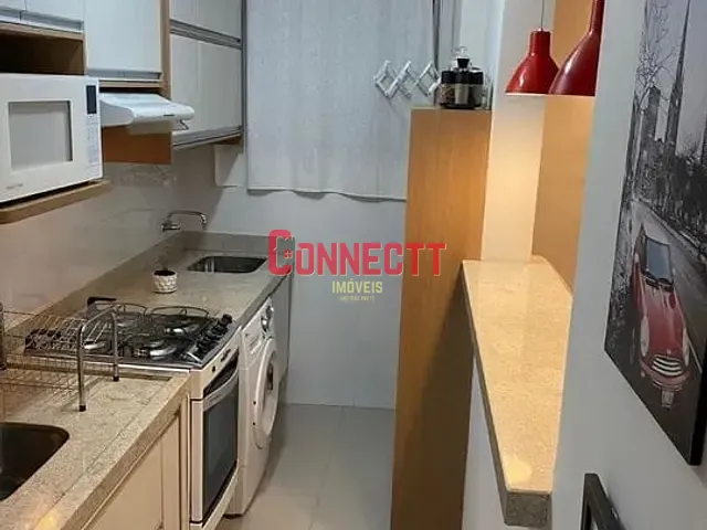 Apartamento com 48m² 2 quartos e 1 banheiro, à venda, no bairro Reserva Sul Condomínio Resort em Ribeirão Preto