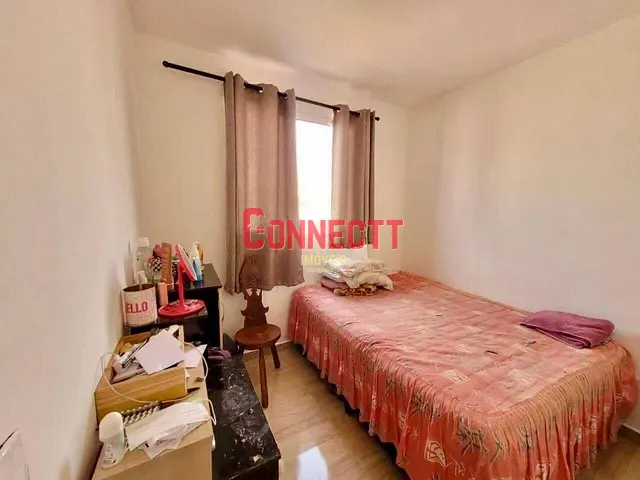 Apartamento com 45m² 2 quartos e 1 banheiro, à venda, no bairro Jardim Ouro Branco em Ribeirão Preto