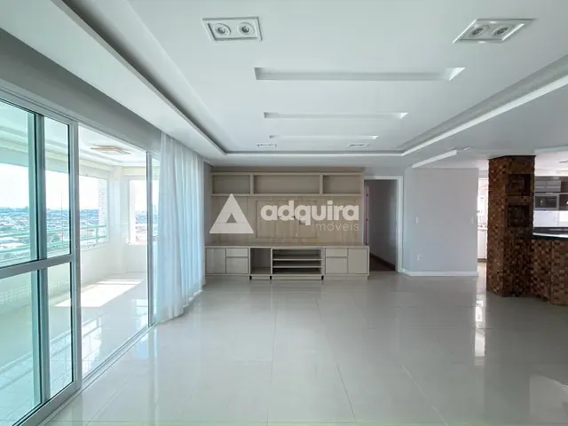 Apartamento 3 quartos e 2 banheiros, para alugar, no bairro Centro em Ponta Grossa
