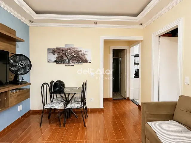 Apartamento com 60m² 2 quartos e 1 banheiro, à venda, no bairro Jardim Leblon em Belo Horizonte