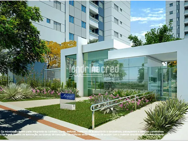 Apartamento com 90m² 2 quartos e 2 banheiros, à venda, no bairro ACQUA ROYAL em Londrina