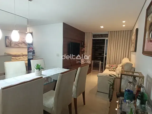 Apartamento com 130m² 3 quartos e 2 banheiros, para alugar, no bairro Planalto em Belo Horizonte