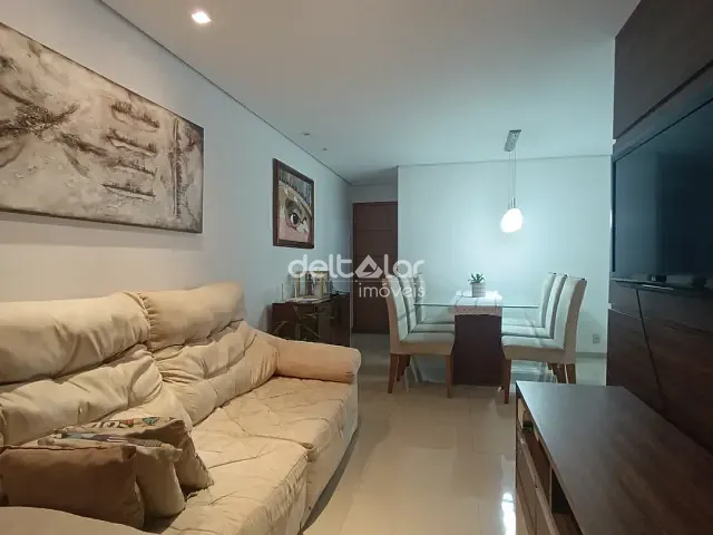 Apartamento com 130m² 3 quartos e 2 banheiros, para alugar, no bairro Planalto em Belo Horizonte