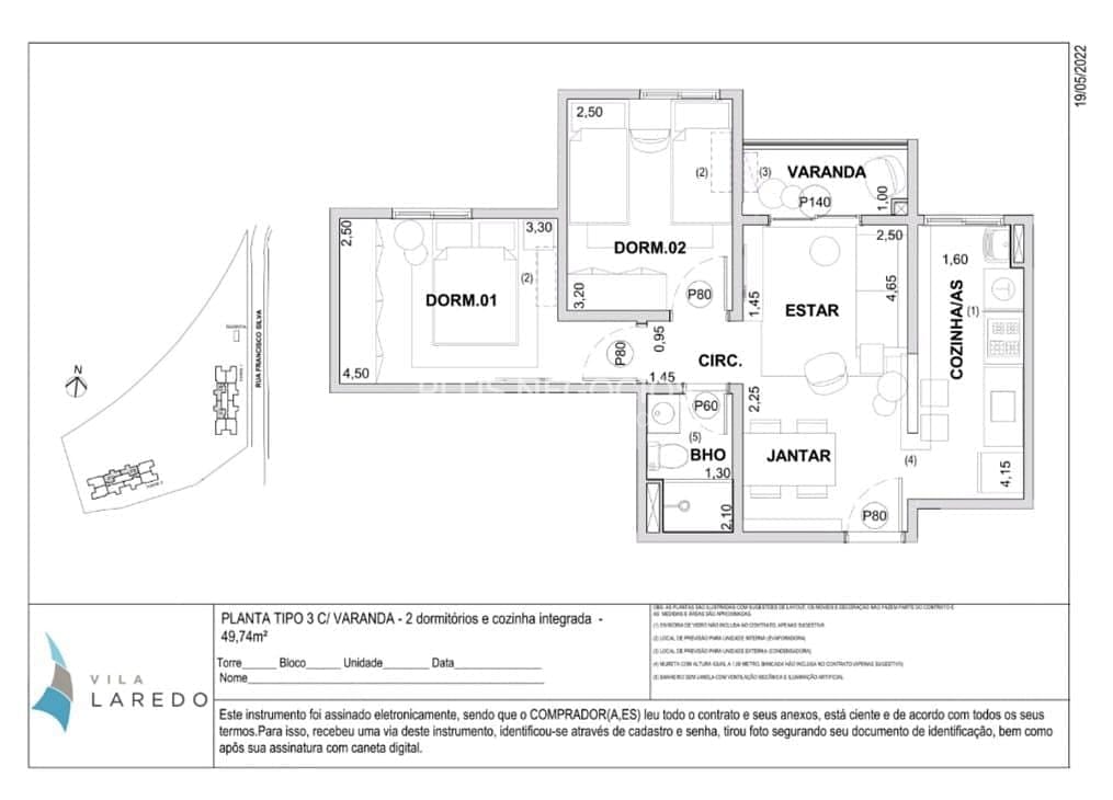 Apartamento à venda com 2 quartos, 49m² - Foto 6
