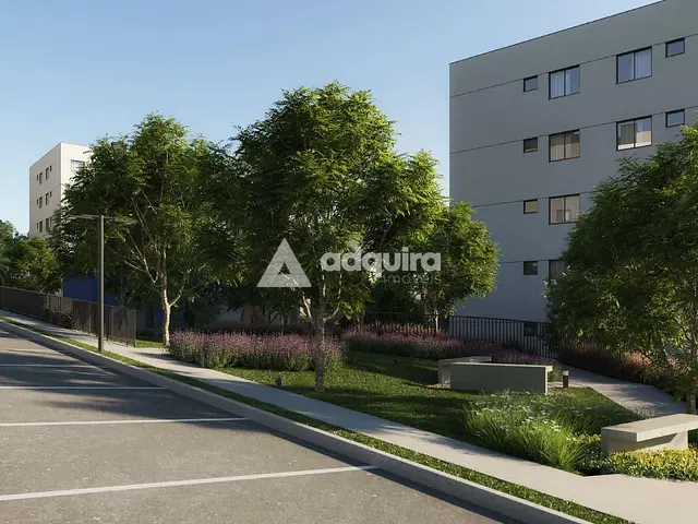 Apartamento 2 quartos e 1 banheiro, à venda, no bairro Colônia Dona Luíza em Ponta Grossa