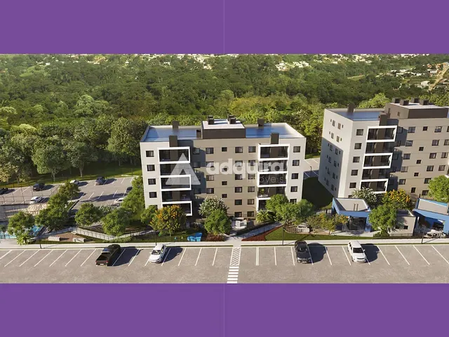 Apartamento 2 quartos e 1 banheiro, à venda, no bairro Colônia Dona Luíza em Ponta Grossa