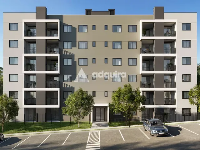 Apartamento 2 quartos e 1 banheiro, à venda, no bairro Colônia Dona Luíza em Ponta Grossa
