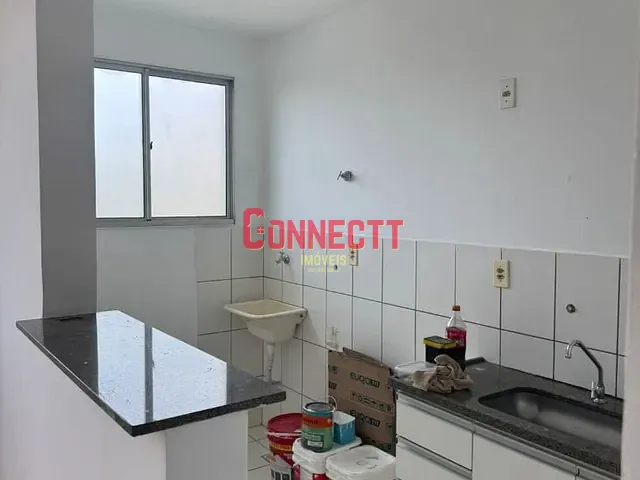 Apartamento com 46m² 2 quartos e 1 banheiro, à venda, no bairro Distrito de Bonfim Paulista em Ribeirão Preto