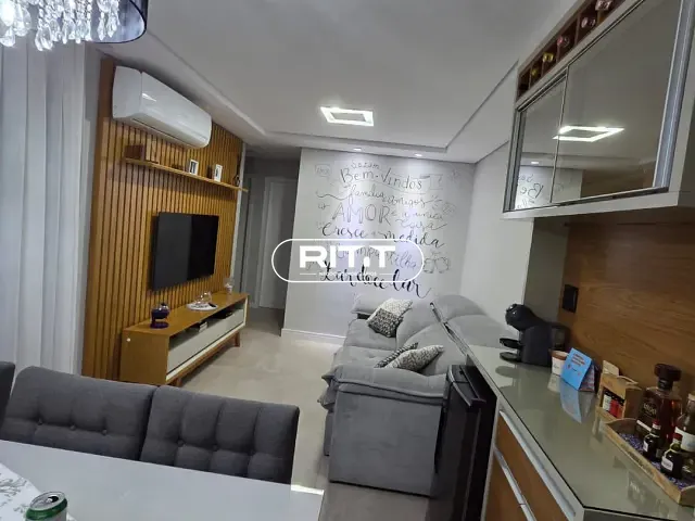 Apartamento 3 quartos e 2 banheiros, à venda, no bairro Loteamento Parque São Martinho em Campinas