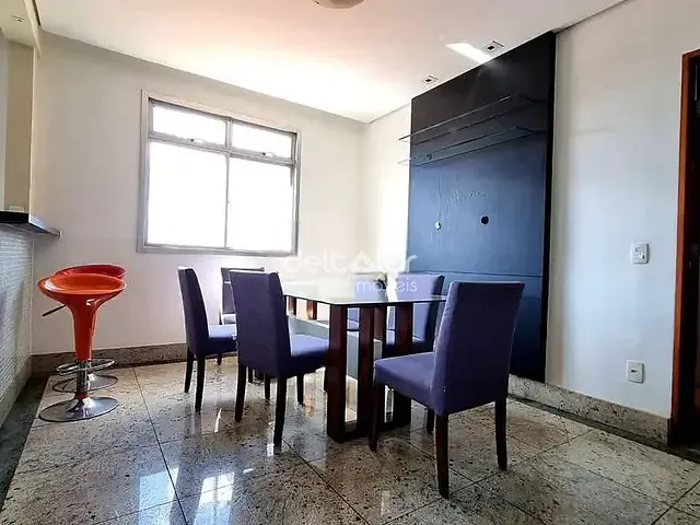 Apartamento com 120m² 3 quartos e 2 banheiros, para alugar, no bairro São José em Belo Horizonte