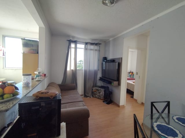 Apartamento com 51m² 2 quartos e 1 banheiro, à venda, no bairro Alto do Cardoso em Pindamonhangaba