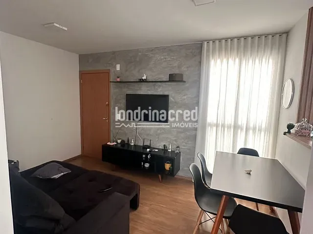 Apartamento 2 quartos e 1 banheiro, à venda, no bairro Condomínio Lagoa Santa em Londrina