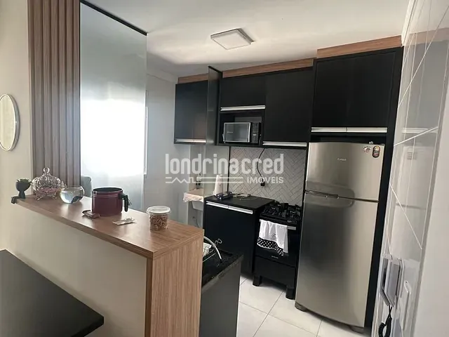 Apartamento 2 quartos e 1 banheiro, à venda, no bairro Condomínio Lagoa Santa em Londrina