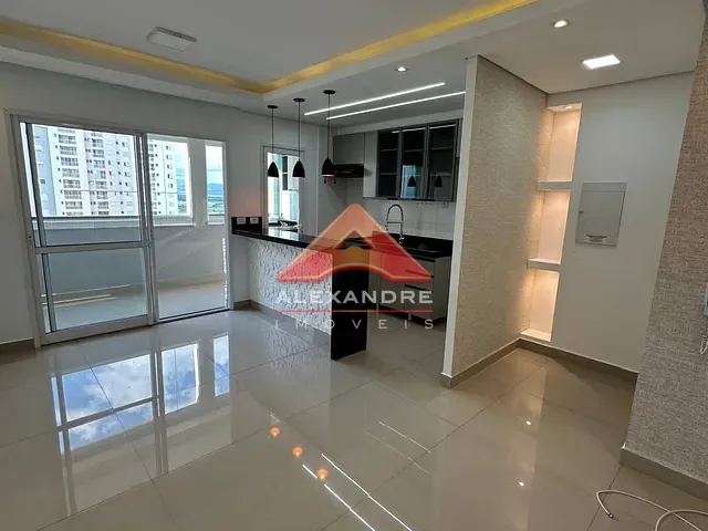 Apartamento com 63m² 2 quartos e 2 banheiros, para alugar, no bairro Vila Industrial em São José dos Campos