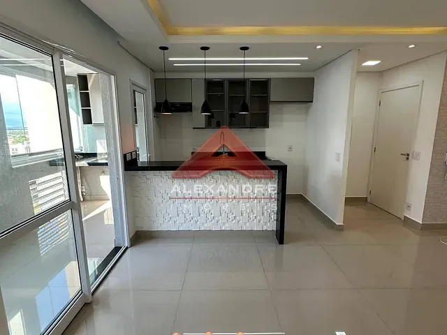 Apartamento com 55m² 2 quartos e 2 banheiros, para alugar, no bairro Vila Industrial em São José dos Campos