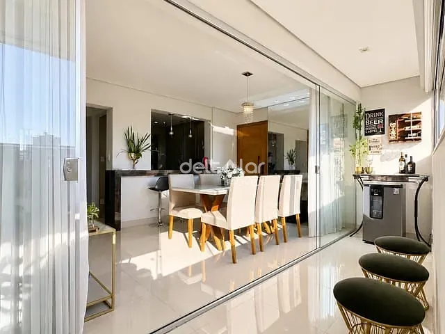 Apartamento com 93m² 3 quartos e 3 banheiros, à venda, no bairro Itapoã em Belo Horizonte