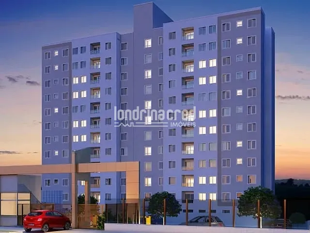 Apartamento 2 quartos e 1 banheiro, à venda, no bairro Condomínio Laguna Málaga em Londrina