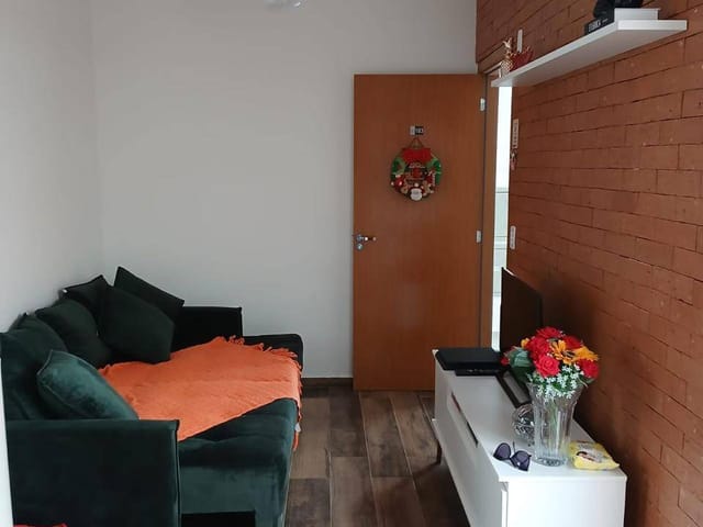 Apartamento 2 quartos e 1 banheiro, à venda, no bairro Granjas Santa Terezinha em Taubaté