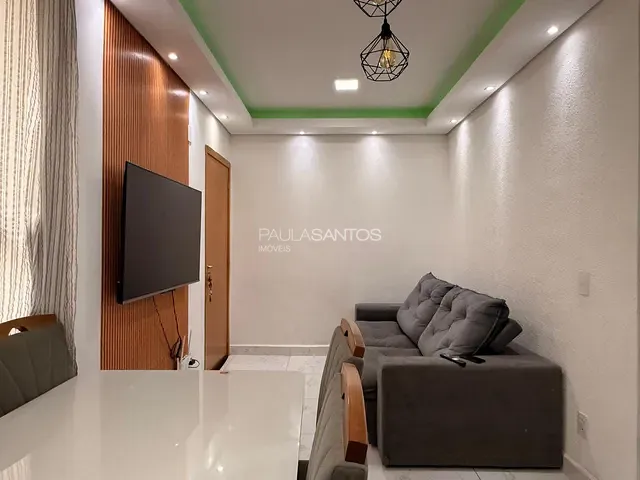 Apartamento 2 quartos e 1 banheiro, à venda, no bairro Caguassu em Sorocaba