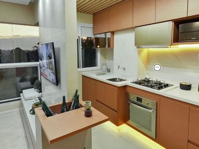 Apartamento com 89m² 2 quartos e 1 banheiro, à venda, no bairro Vilarejo em Carapicuíba