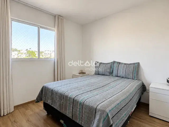 Apartamento com 80m² 3 quartos e 2 banheiros, para alugar, no bairro Candelária em Belo Horizonte