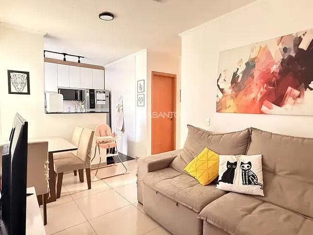 Apartamento 2 quartos e 1 banheiro, à venda, no bairro Jardim Guarujá em Sorocaba