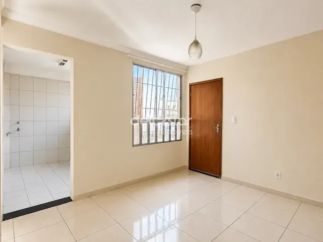 Apartamento com 48m² 2 quartos e 1 banheiro, para alugar, no bairro Maria Helena (Justinópolis) em Ribeirão das Neves