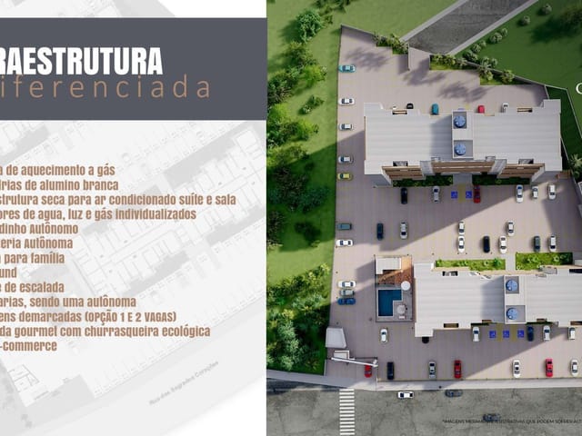 Apartamento 2 quartos e 1 banheiro, à venda, no bairro Jardim Santa Luzia em Pindamonhangaba