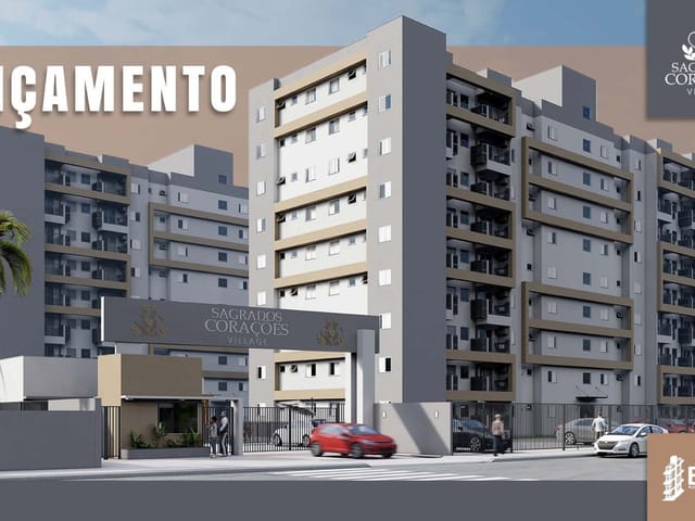 Apartamento 2 quartos e 1 banheiro, à venda, no bairro Jardim Santa Luzia em Pindamonhangaba