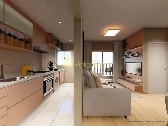 Apartamento 2 quartos e 1 banheiro, à venda, no bairro Jardim Santa Luzia em Pindamonhangaba