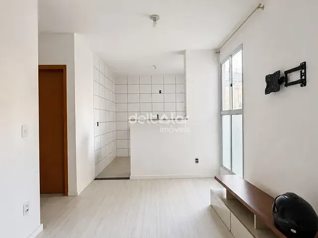 Apartamento com 48m² 2 quartos e 1 banheiro, à venda, no bairro Cerejeira (Justinópolis) em Ribeirão das Neves