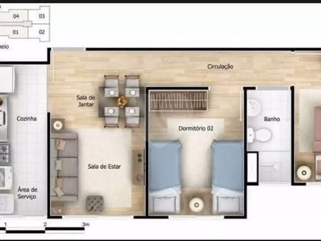 Foto do Apartamento - Apartamento Residencial à venda, Jardim do Lago, São Paulo - AP0288. | Miani Imóveis
