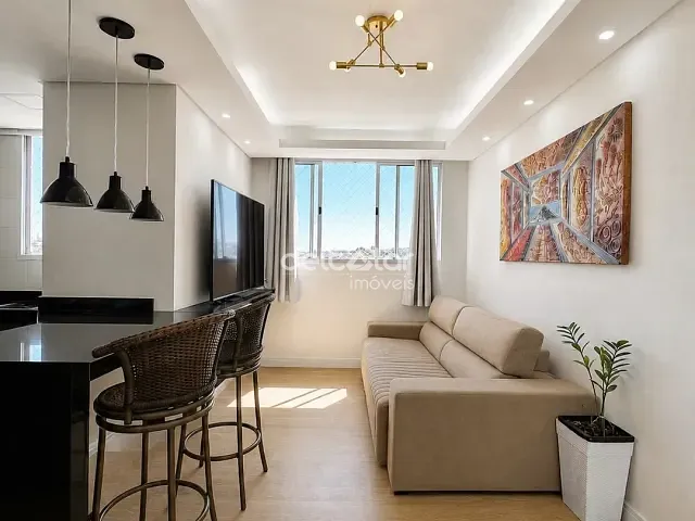 Apartamento com 48m² 2 quartos e 1 banheiro, à venda, no bairro Rio Branco em Belo Horizonte