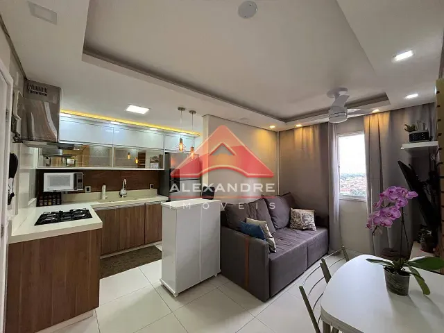 Apartamento com 45m² 2 quartos e 1 banheiro, à venda, no bairro Jardim Copacabana em São José dos Campos